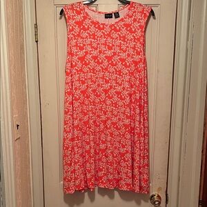 Rachel Zoe Coral and White Floral Mini Dress